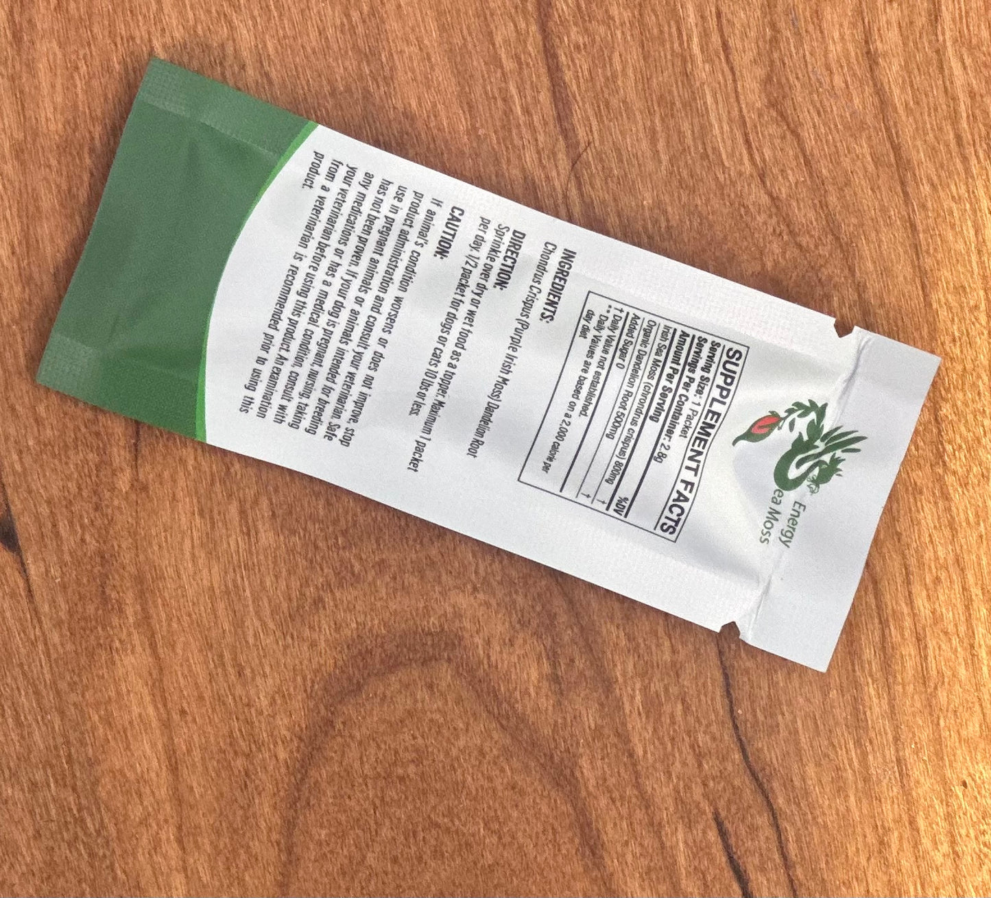 Energy Sea Moss- Senior Dogs and Cats Food Topper Powder