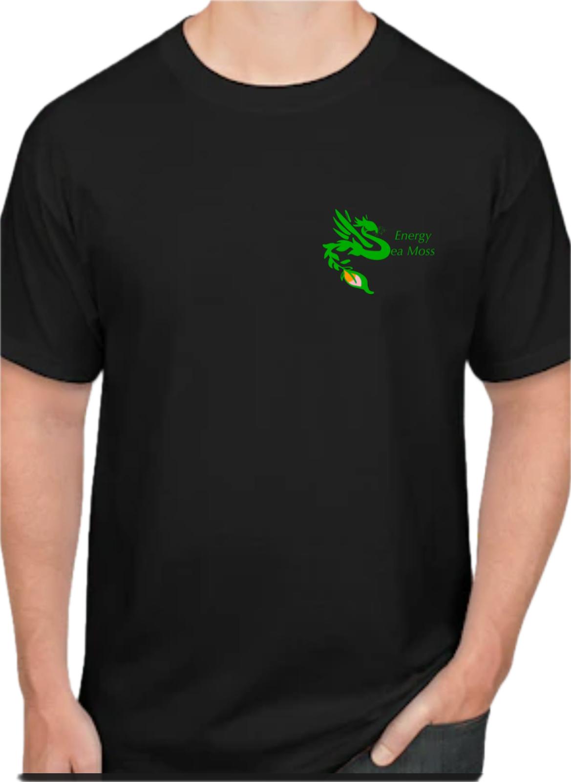 Energy Sea Moss Rise from the Ash Black T-shirt