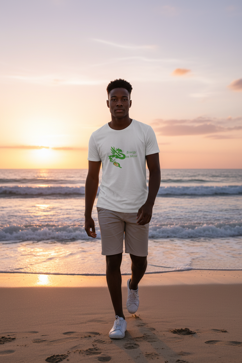 Energy Sea Moss Rise from the Ash White T-shirt - Unisex