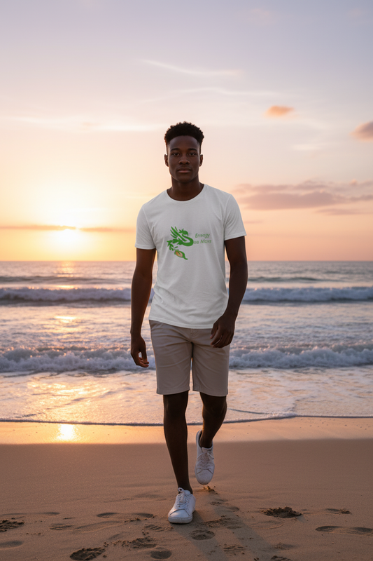 Energy Sea Moss Rise from the Ash White T-shirt - Unisex