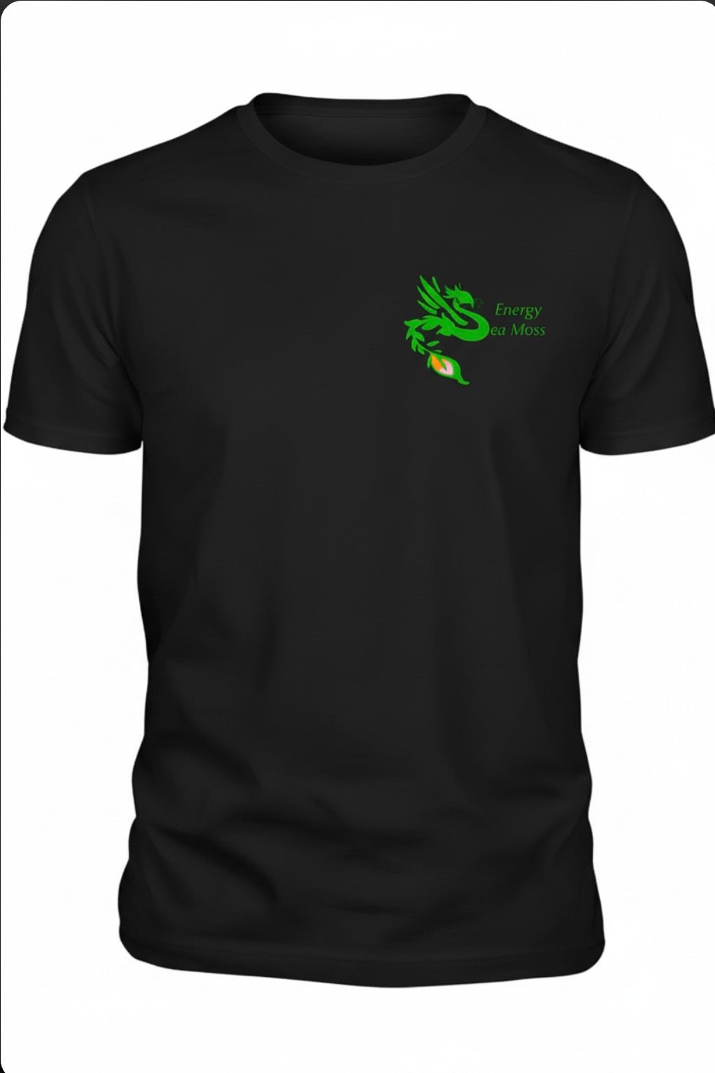 Energy Sea Moss Rise from the Ash Black T-shirt