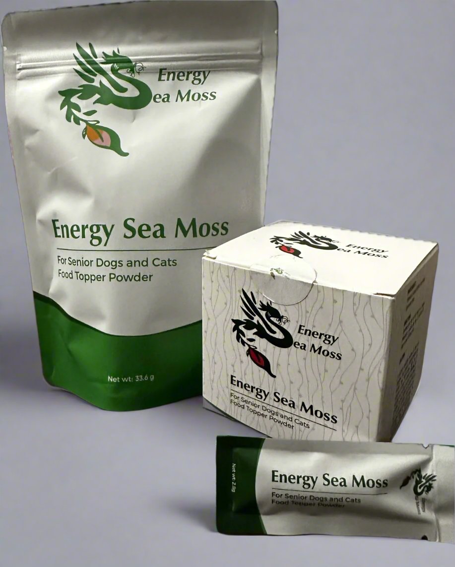 Energy Sea Moss- Senior Dogs and Cats Food Topper Powder